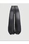 Y2K Recycled Baggy Black Jean Pants - 6