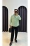 Oversize Striped Shirt - 4