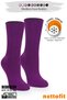 Single Winter Wool Purple Girls' Home and Sleep Socks - 2