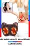 Double Motor 8 Ball Premium Quality Massage Pillow Tool with Rubbing Kneading Heated Neck Waist Back Foot