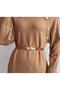 Pearl Detailed Thin Belt with Elastic Back Dress Belt Shirt Belt Coat Belt