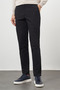 Men's Black Cotton Side Pocket Slim Fit Chino Pants - 3