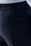 Men's Navy Blue Polyviscon Basic Plain Pattern Slim Fit Classic Trousers - 5
