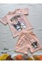 Girl's Shorts Suit Kuromi Salmon - 8