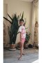 Girl's Shorts Set Self Be Love White Pink - 8