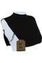 Neck Gown Hijab Black |   Women's Fitted Model • Casual Stylish Accessory • Elegant and Minimalist Design - 3