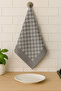 Cotton German Napkin, Kitchen Towel Set of 4, Nutrition Cover - Checkered Stylish Design