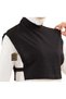 Neck Gown Hijab Black |   Women's Fitted Model • Casual Stylish Accessory • Elegant and Minimalist Design - 2