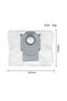 Replacement Dust Bag Compatible with S8 Pro Ultra, S8 Plus, S7 Pro-Max Ultra Station Robot Vacuum Cleaner, Set of 2 - 7