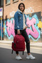 Unisex Waterproof Fabric Sports School Backpack with Laptop Compartment-mp669