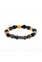Men's Student Natural Stone Bracelet - Lapis Lazuli, Labradorite, Calcite, Jade, Smoky Quartz, Howlite, - 7