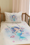 Decorative Mermaid Patterned Children's Bedspread - 3