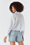 Bow Lace Crop Shirt White - 5