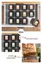 6-Piece 1.2 Liter Peggy Square Food Storage Container with Colorful Labels Anthracite - 4