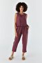 Suspender Blouse Trousers Set Dried Rose