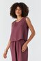 Suspender Blouse Trousers Set Dried Rose - 3
