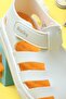 Unisex Velcro Flexible Sole Full Mid-Pedic Durable Wide Mold Children's Sports Sandals Slippers - 6