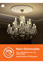 لمبة شمعة LED بقوة 5 وات C37 E14، عبوة من 6 قطع - أبيض دافئ 3000 كلفن - 400 لومن، ما يعادل 35 وات، غير قابلة للتعتيم - 4