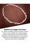 Certified Natural Pearl Natural Stone Necklace - Silver Closure