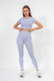 High Waist Tights, Seamless Panties and Crop Body 3-Piece Set