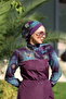 Beaded Model Allerli Design Hijab Jumpsuit Swimsuit - 5