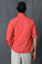 Makro Men's Smart Shirt Comfort Slim Fit Coral - 6