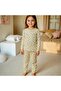 Long Sleeve Patterned Girl's Pajama Set