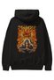NARUTO ITACHI UCHIHA Anime Back Printed Black Oversize Hooded Sweatshirt Men Women