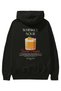 Whiskey Sour Cocktail Back Printed Black Hoodie Oversized Hooded Sweatshirt Men Women - 3