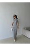 Fitted Ribbed Knitwear Dress - 6