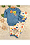 Mi̇nella Ki̇ds Baby Boy Suit 100% Cotton - 2
