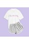 Disneyland Printed Double Pinterest Shorts Tshirt Set