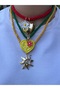 Summer Rope Necklace Set with Colorful Hearts and Sun Figures – 3-Piece Charm Detailed Design - 2