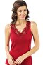 Özkan 2001 5 Pack Women's Cotton Ribbed Lace Laced Magnolia Undershirt - 2