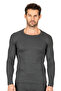Özkan 11317 Men's Thermal Viscose Long Sleeve Bagel Collar Body Undershirt - 5