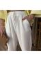 Muslin Fabric Carrot Pants - 2