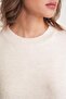 6913 Women's Loose Soft Textured Oversize Knit Sweater Natural - 6