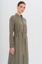 Unlined Modal Cap with Zipper Closure and Stitching Detail Khaki 6721 - 5