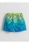 Two Mt Shop Quality Lcw Kids Blue Printed Boys' Swimming Shorts - 4