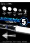 USB Charging Flashlight Black 15cm - 5