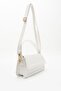 Moi White Women's Stylish Design Snap Fastener Adjustable Strap Hand, Arm and Shoulder Bag L:10 W:21 W:7 cm - 2