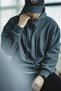 Men's Hooded Half Zipper Fleece Sweatshirt - 2