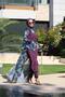 Bead Model Waist Lace up Design Hijab Pareo - 4