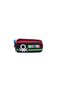 Black Benetton Block Patterned Double Compartment Pencil Case for Boy - 2