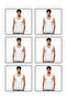 Boys Rib Tank Top - Pack of 6, 100% Cotton, Flexible and Comfortable Thick Strap