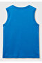 Boy's Cobalt Blue Benetton Logo Printed Undershirt - 2