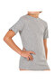 Özkan 0706 3-Pack Boys' 100% Cotton Ribbed Undershirt Flexible Comfortable Half Sleeve Closed Collar T-Shirt - 3