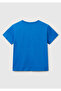 Boy's Cobalt Blue Benetton Logo Printed T-Shirt - 2