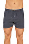 Özkan 11112 5-Pack Men's 100% Cotton Towel Waist Elastic Soft Buttoned Patterned Combed Cotton Boxer Shorts K - 5