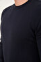 Men's Basic Long Sleeve Plain Sweatshirt - 7